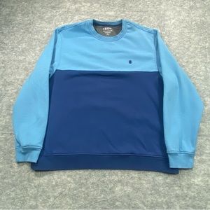 Izod Mens Blue/Blue Colorblock Advantage Performance‎ Stretch Pullover Size XXL